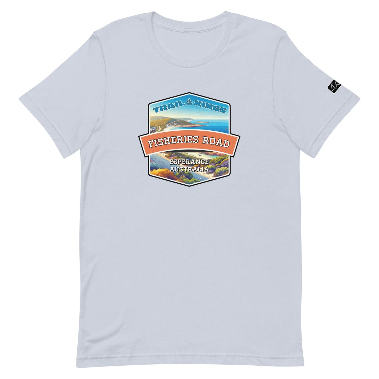 Trail Kings: Fisheries Road - Unisex t-shirt in light blue