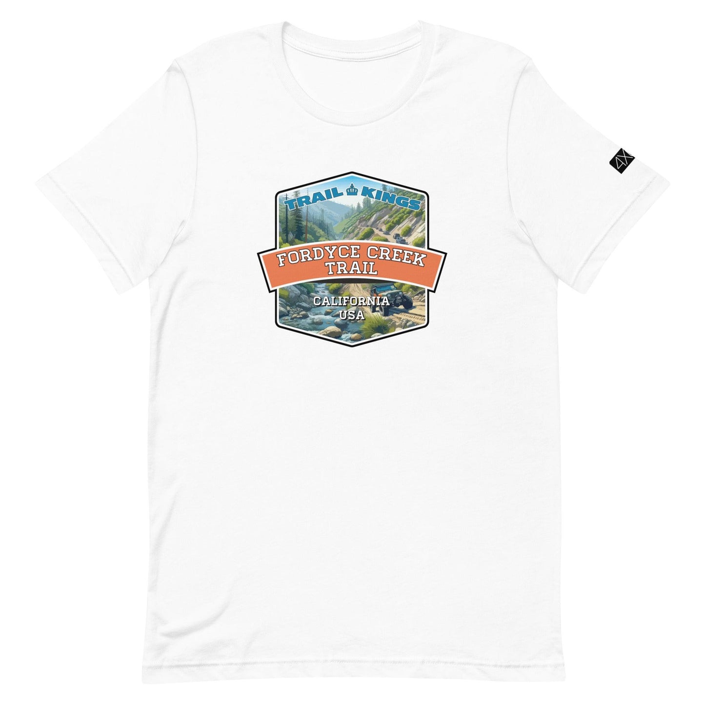 Trail Kings: Fordyce Creek Trail - Unisex t-shirt in white