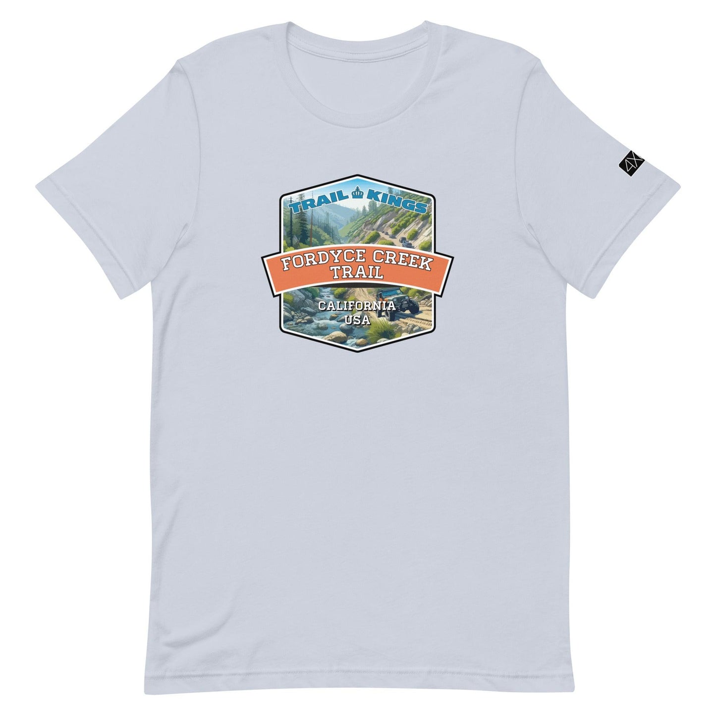 Trail Kings: Fordyce Creek Trail - Unisex t-shirt in light blue