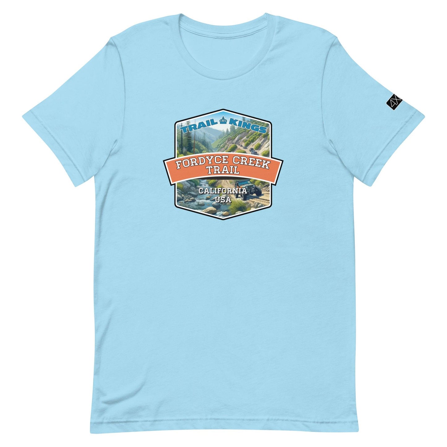 Trail Kings: Fordyce Creek Trail - Unisex t-shirt in ocean blue