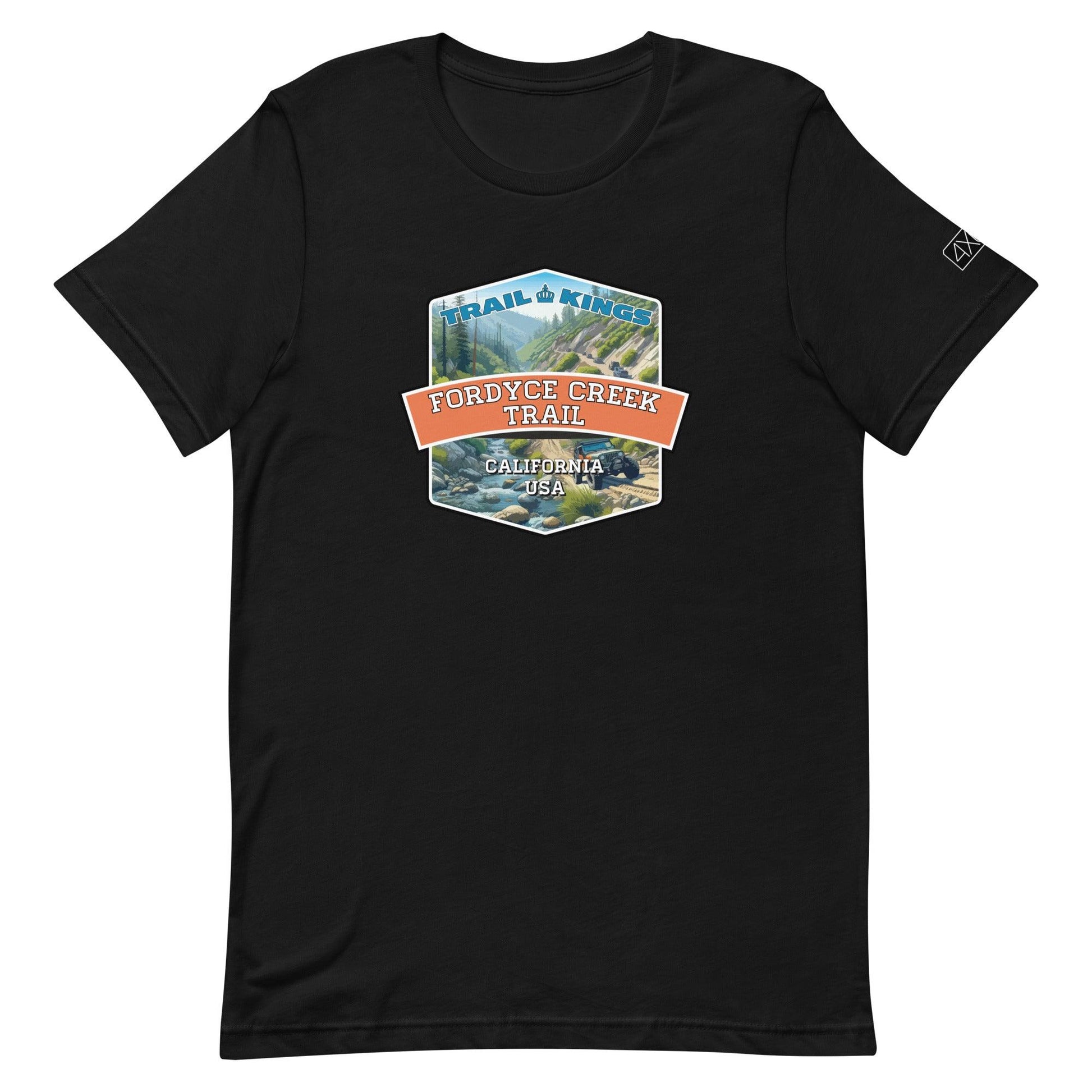 Trail Kings: Fordyce Creek Trail - Unisex t-shirt in black