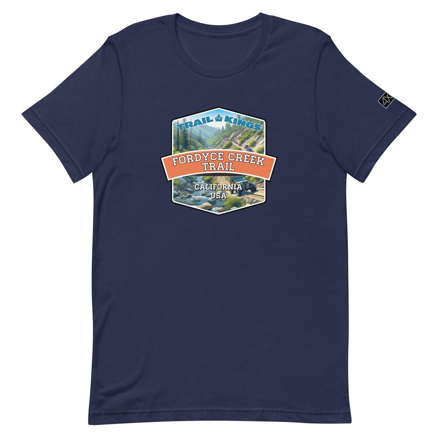 Trail Kings: Fordyce Creek Trail - Unisex t-shirt in navy