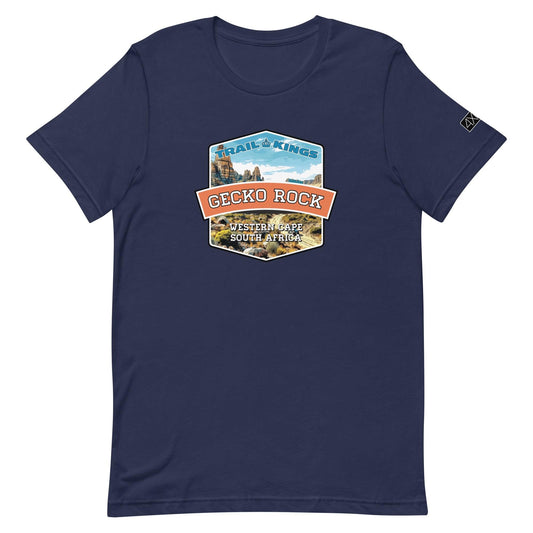 Trail Kings: Gecko Rock - Unisex t-shirt in navy