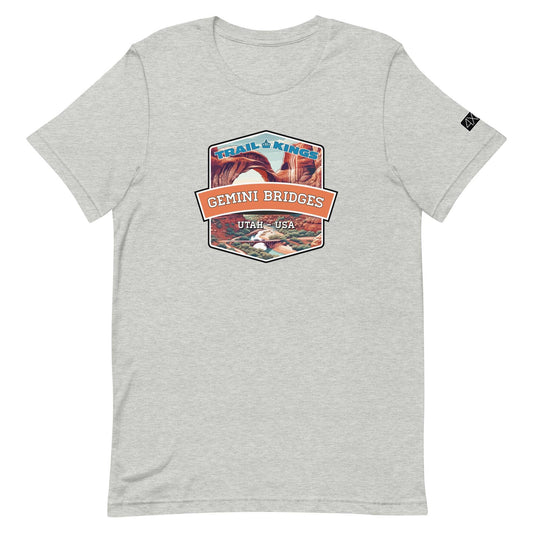 Trail Kings: Gemini Bridges - Unisex t-shirt in athletic heather