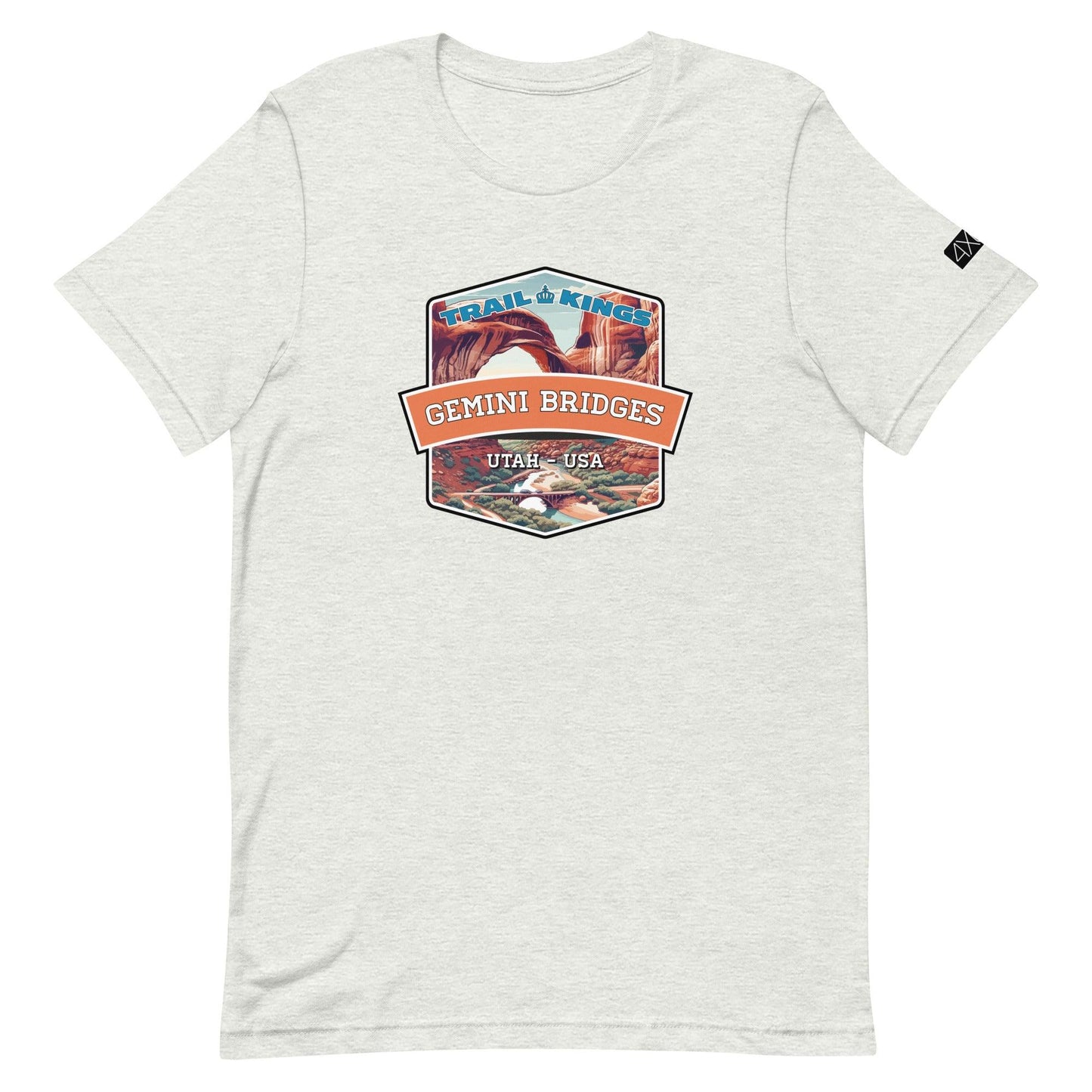 Trail Kings: Gemini Bridges - Unisex t-shirt in ash