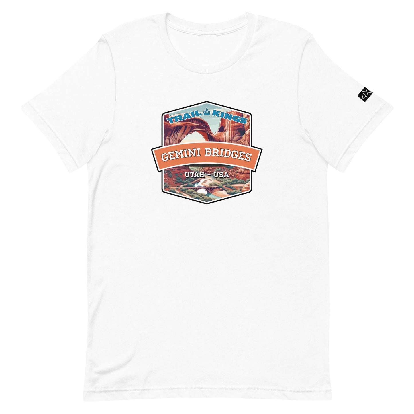 Trail Kings: Gemini Bridges - Unisex t-shirt in white