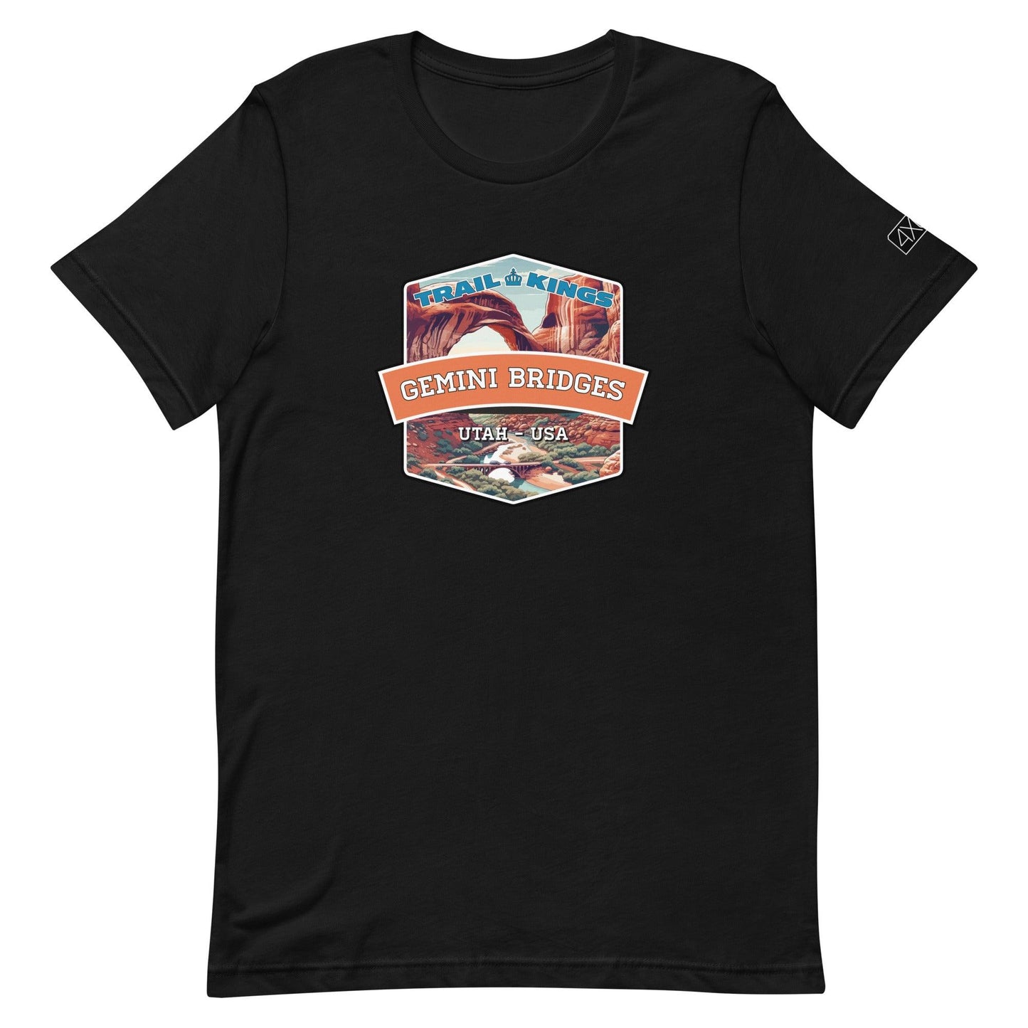 Trail Kings: Gemini Bridges - Unisex t-shirt in black