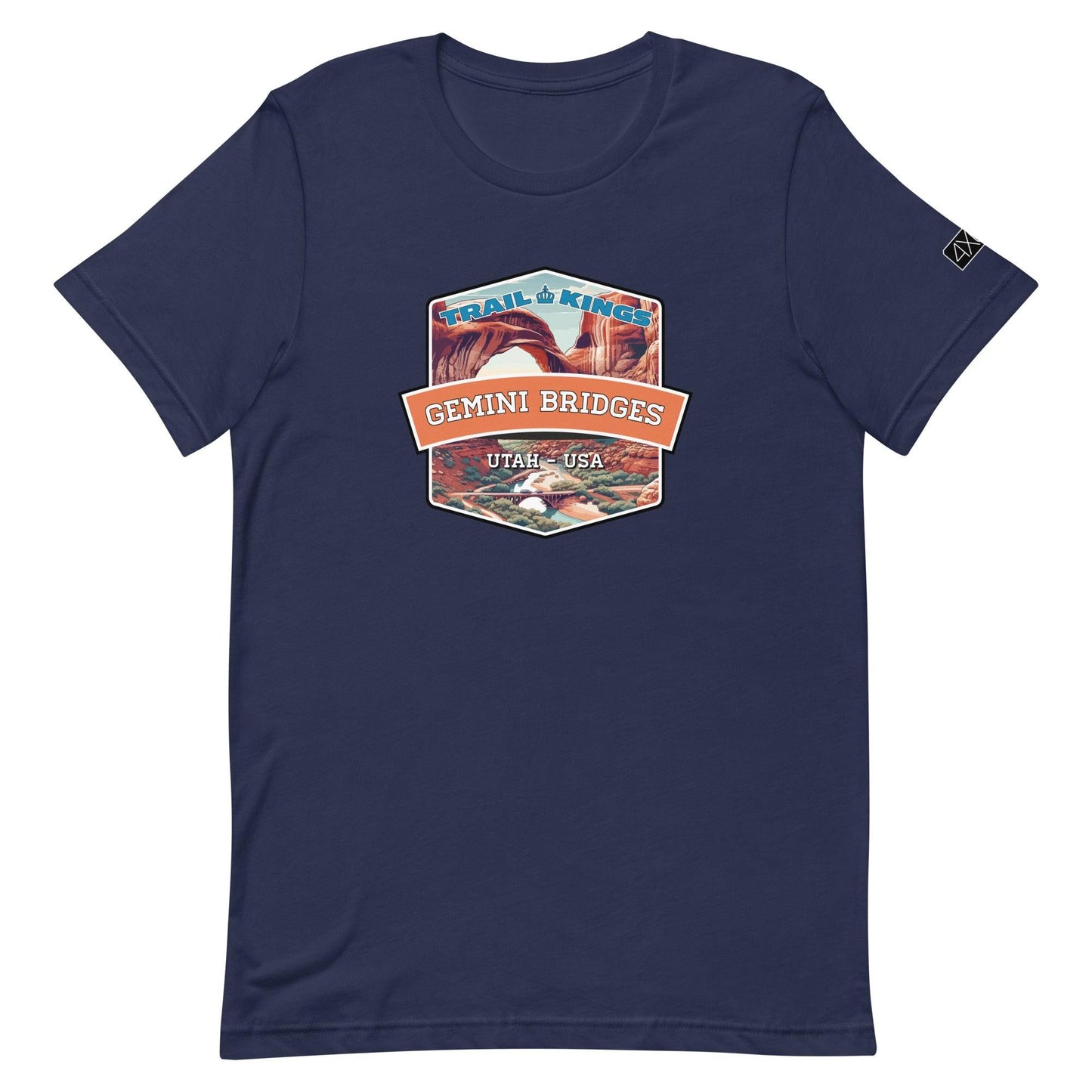 Trail Kings: Gemini Bridges - Unisex t-shirt in navy