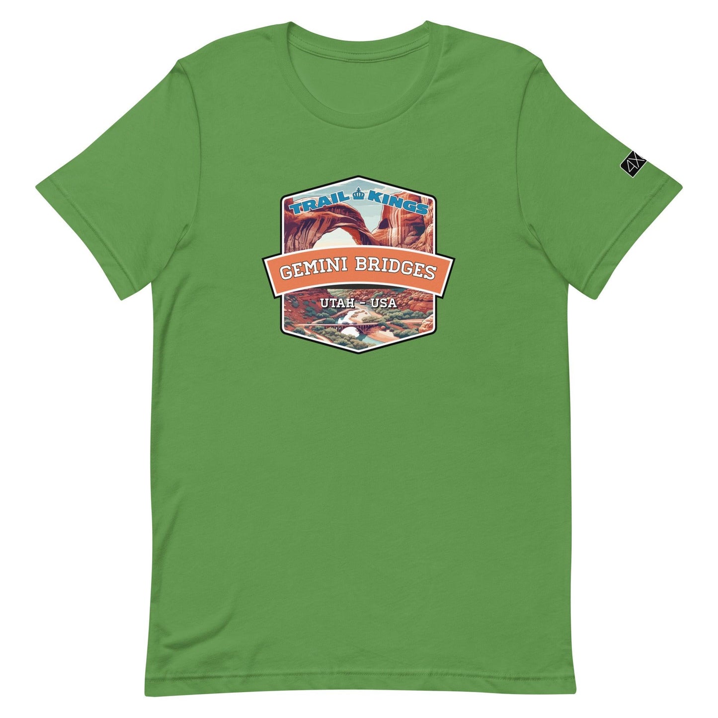 Trail Kings: Gemini Bridges - Unisex t-shirt in leaf