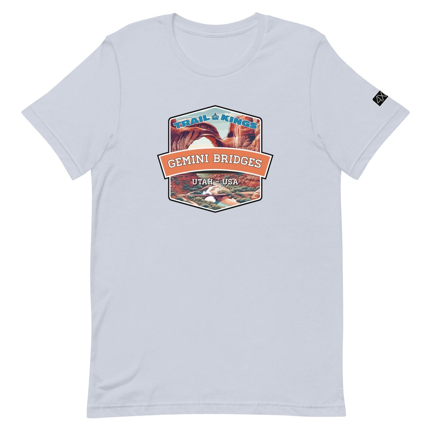 Trail Kings: Gemini Bridges - Unisex t-shirt in light blue