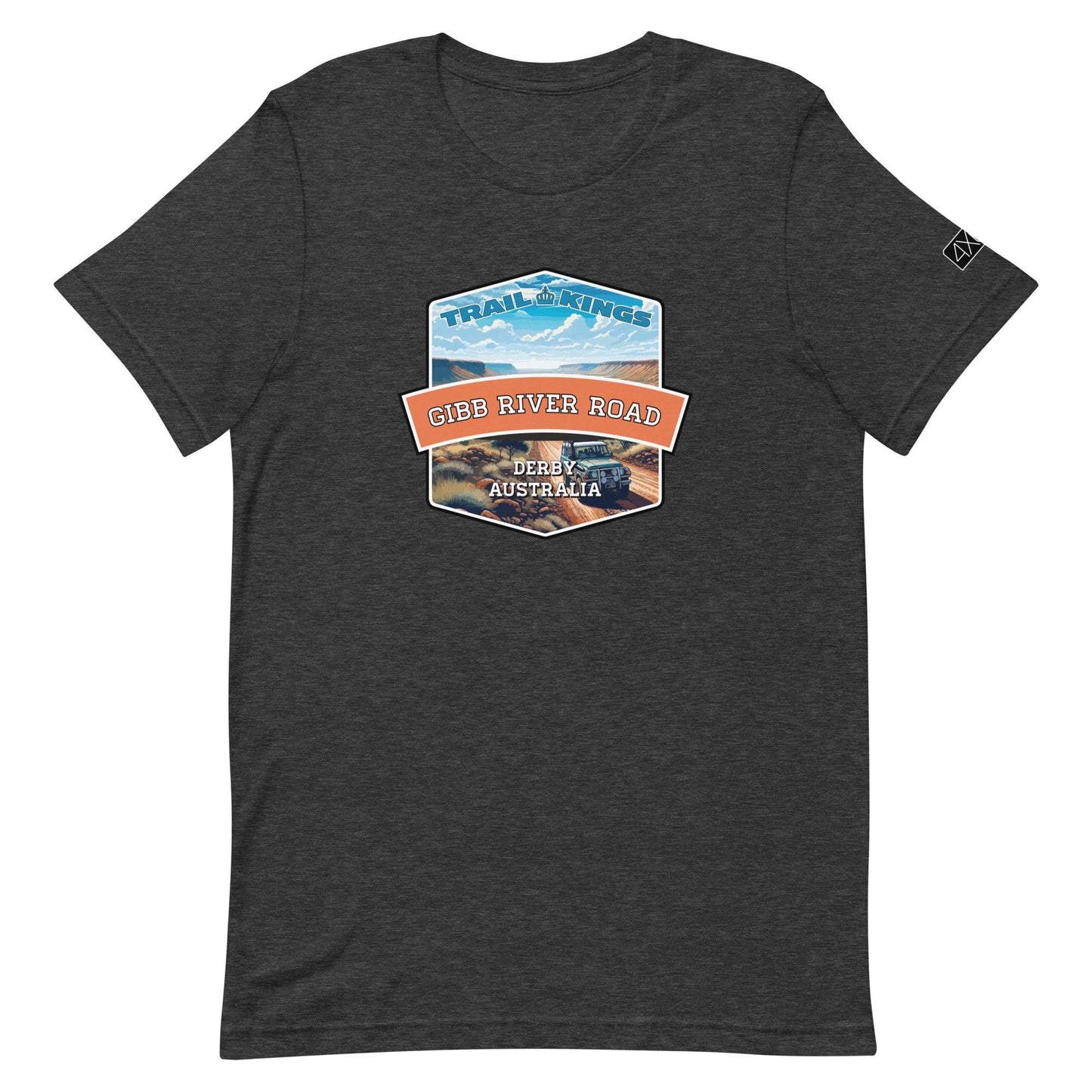 Trail Kings: Gibb River Road - Unisex t-shirt in dark grey heather