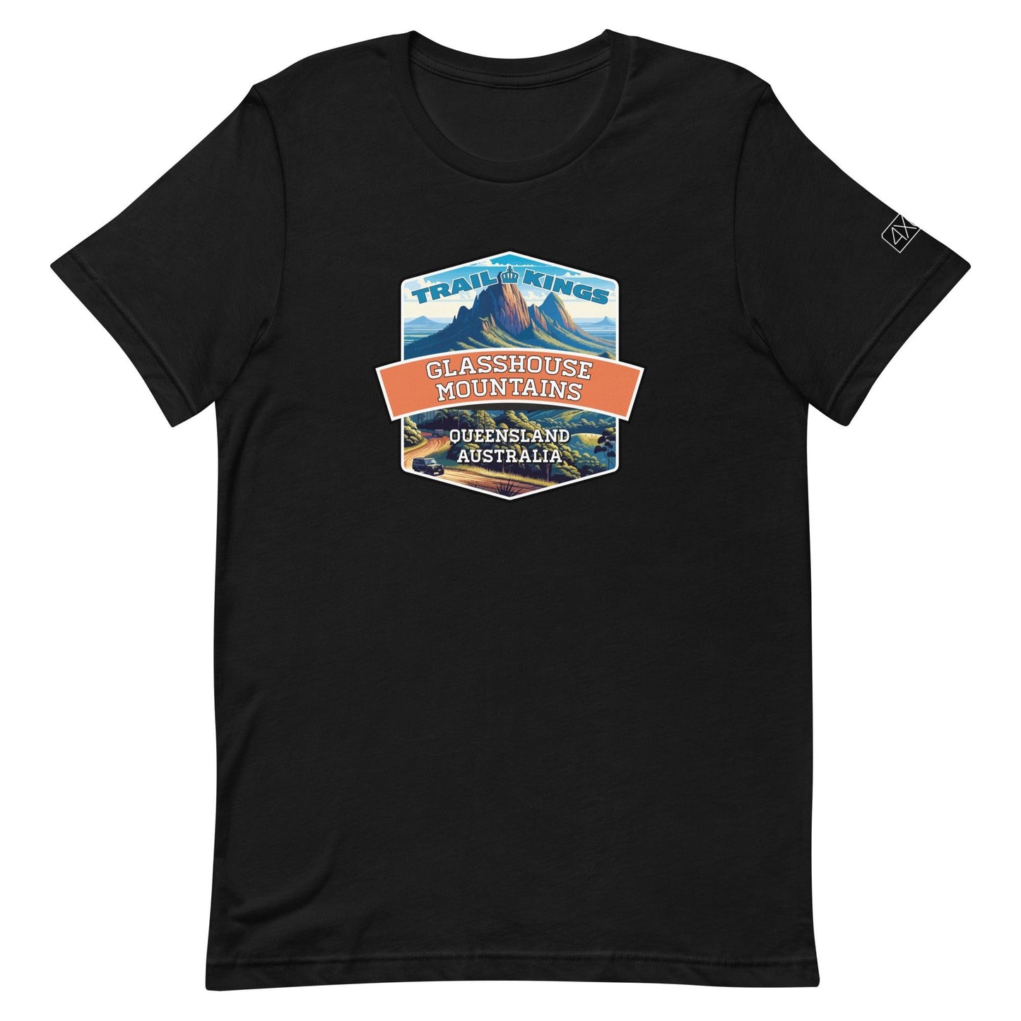 Trail Kings: Glasshouse Mountains - Unisex t-shirt in black