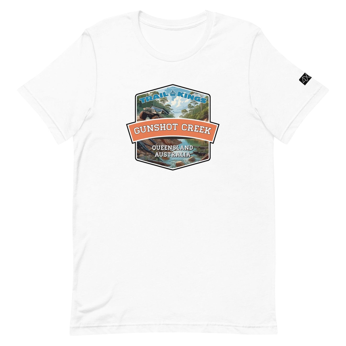 Trail Kings: Gunshot Creek - Unisex t-shirt in white