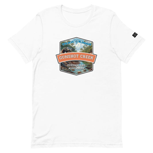 Trail Kings: Gunshot Creek - Unisex t-shirt in white