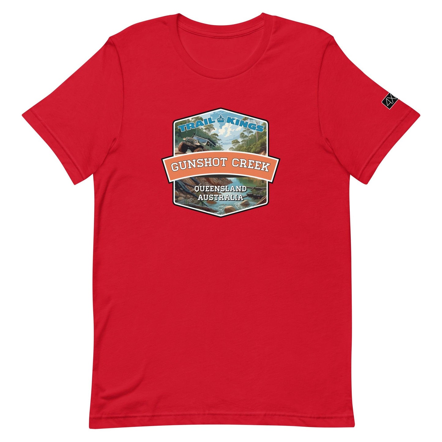 Trail Kings: Gunshot Creek - Unisex t-shirt in red