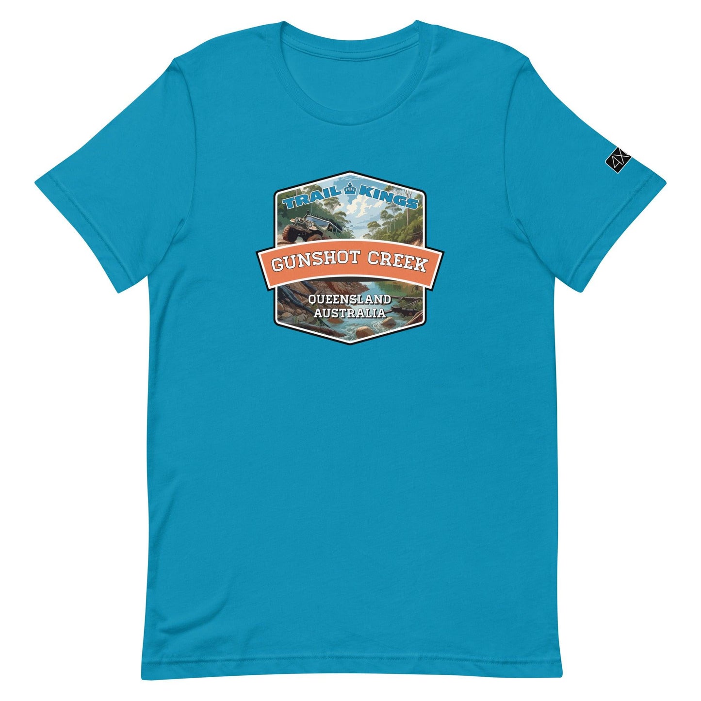 Trail Kings: Gunshot Creek - Unisex t-shirt in aqua