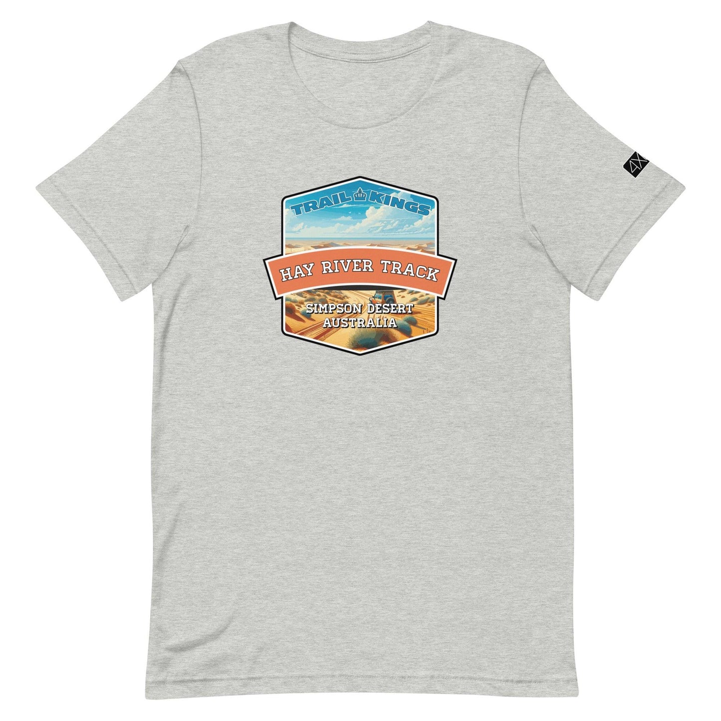 Trail Kings: Hay River Track - Unisex t-shirt in athletic heather