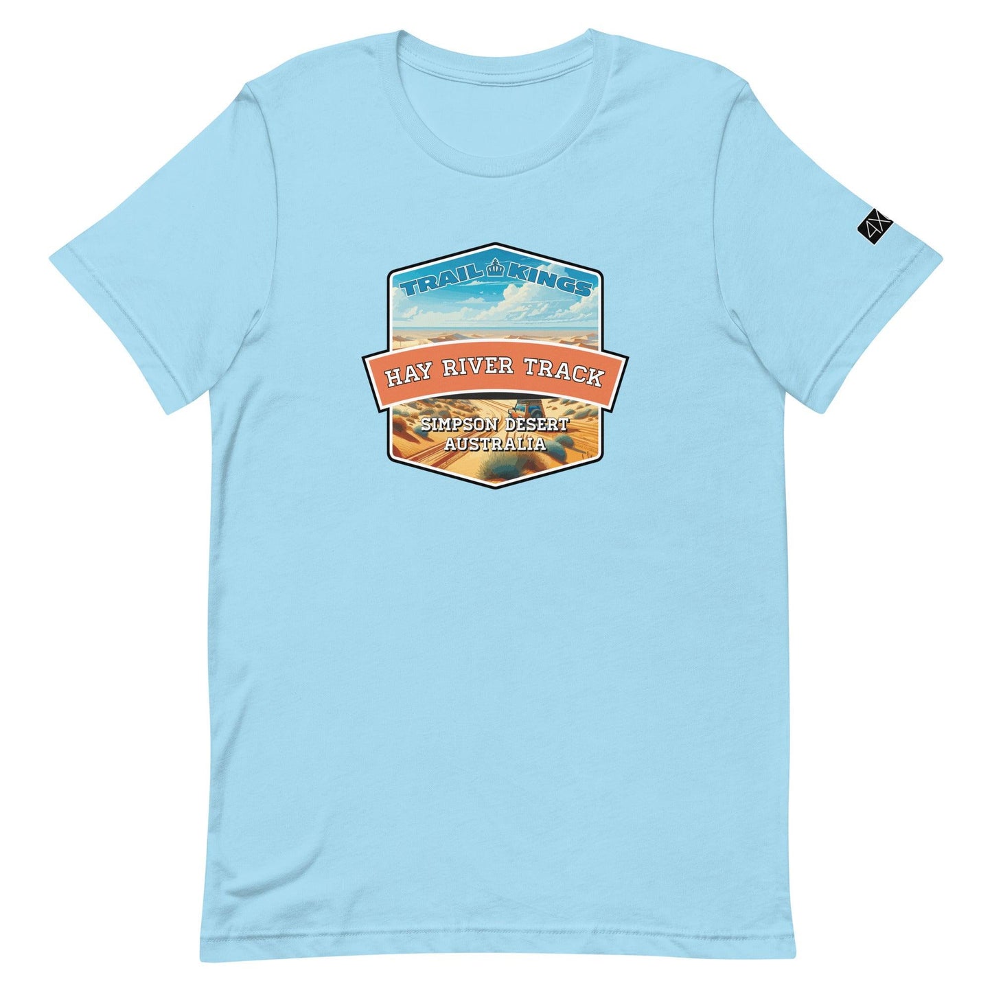 Trail Kings: Hay River Track - Unisex t-shirt in ocean blue