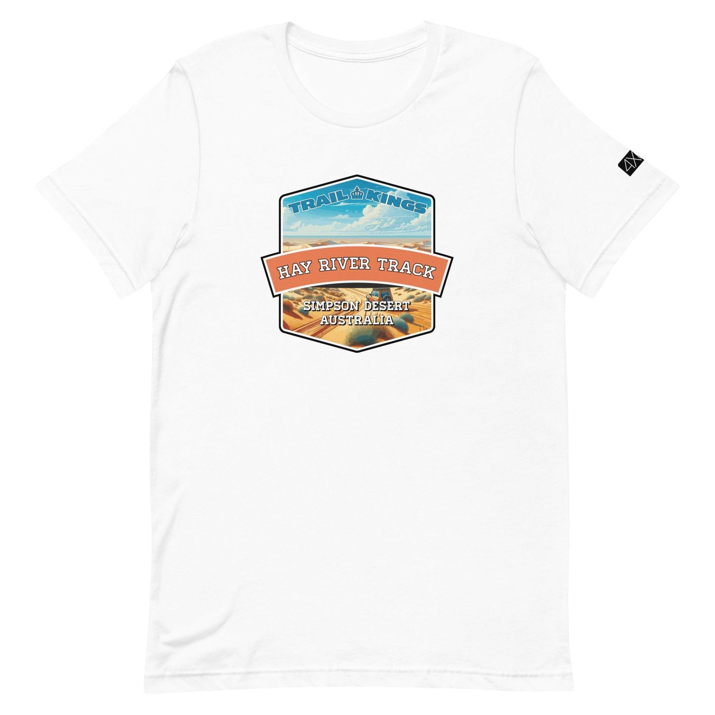 Trail Kings: Hay River Track - Unisex t-shirt in white