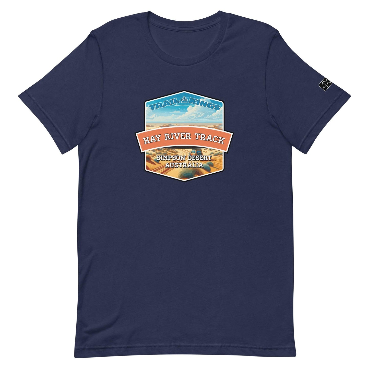 Trail Kings: Hay River Track - Unisex t-shirt in navy