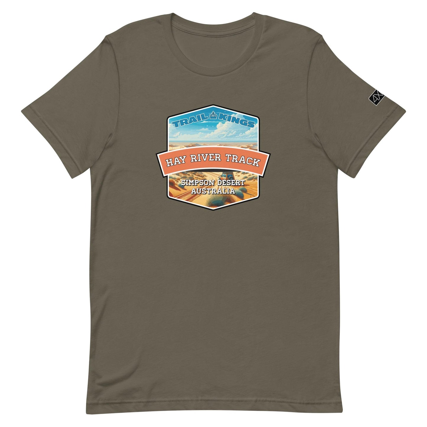 Trail Kings: Hay River Track - Unisex t-shirt in army