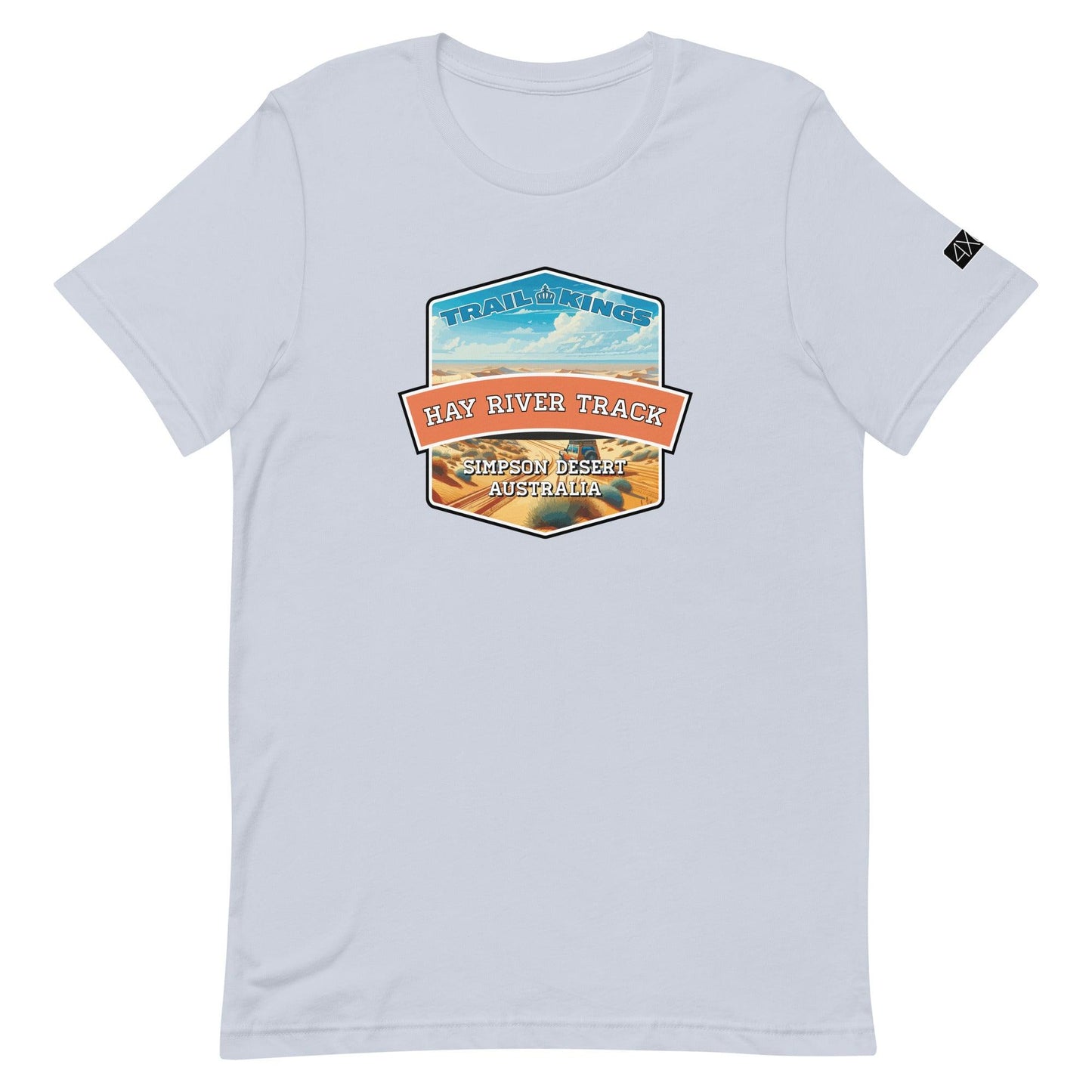 Trail Kings: Hay River Track - Unisex t-shirt inlight blue