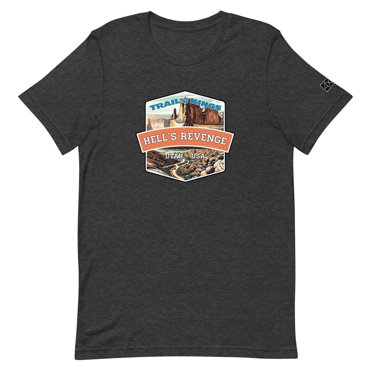 Trail Kings: Hell's Revenge - Unisex t-shirt in dark grey heather