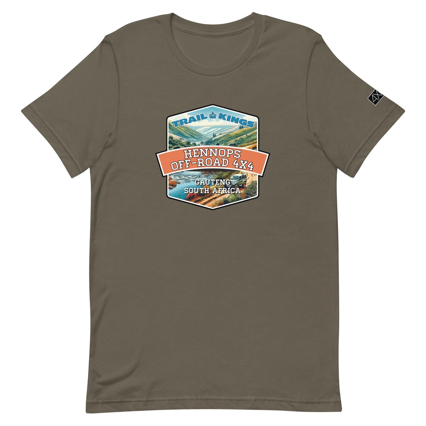 Trail Kings: Hennops Off-road 4×4 Trail - Unisex t-shirt in army