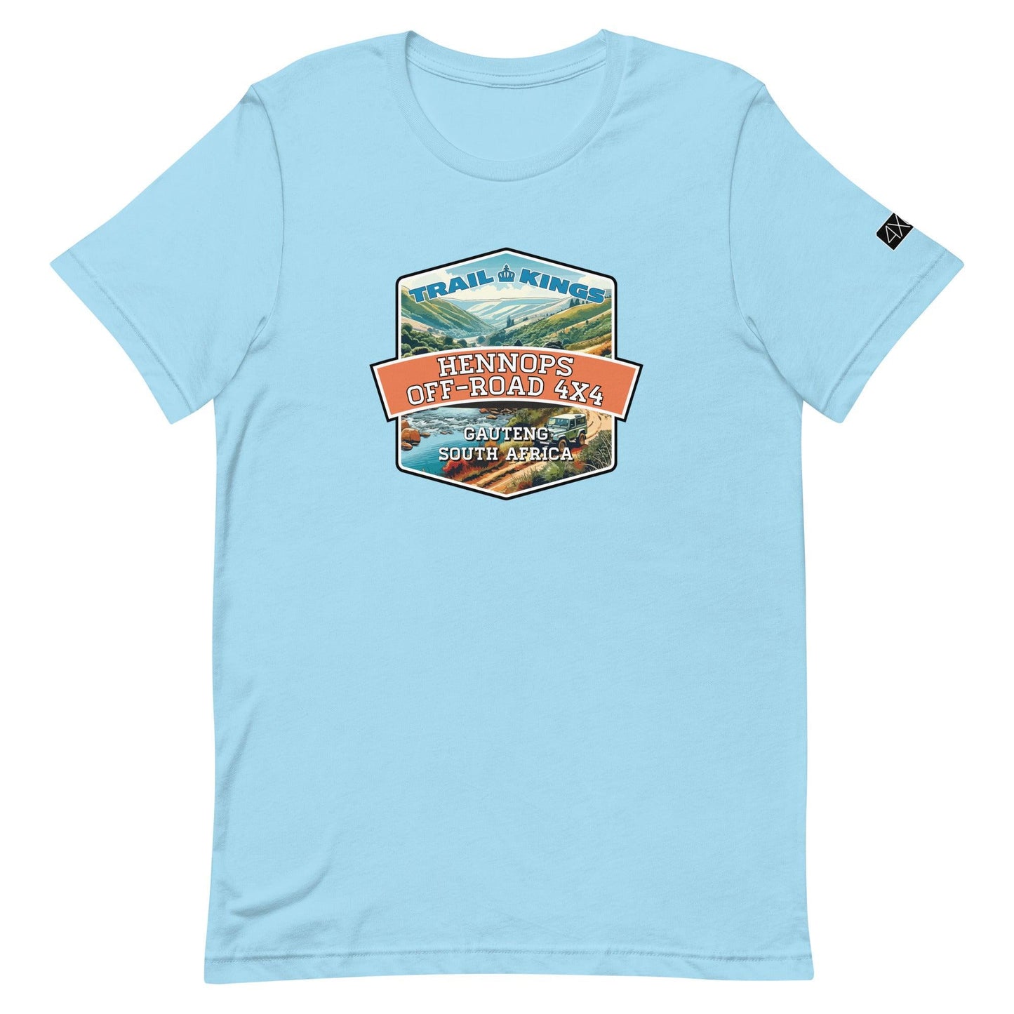 Trail Kings: Hennops Off-road 4×4 Trail - Unisex t-shirt in ocean blue