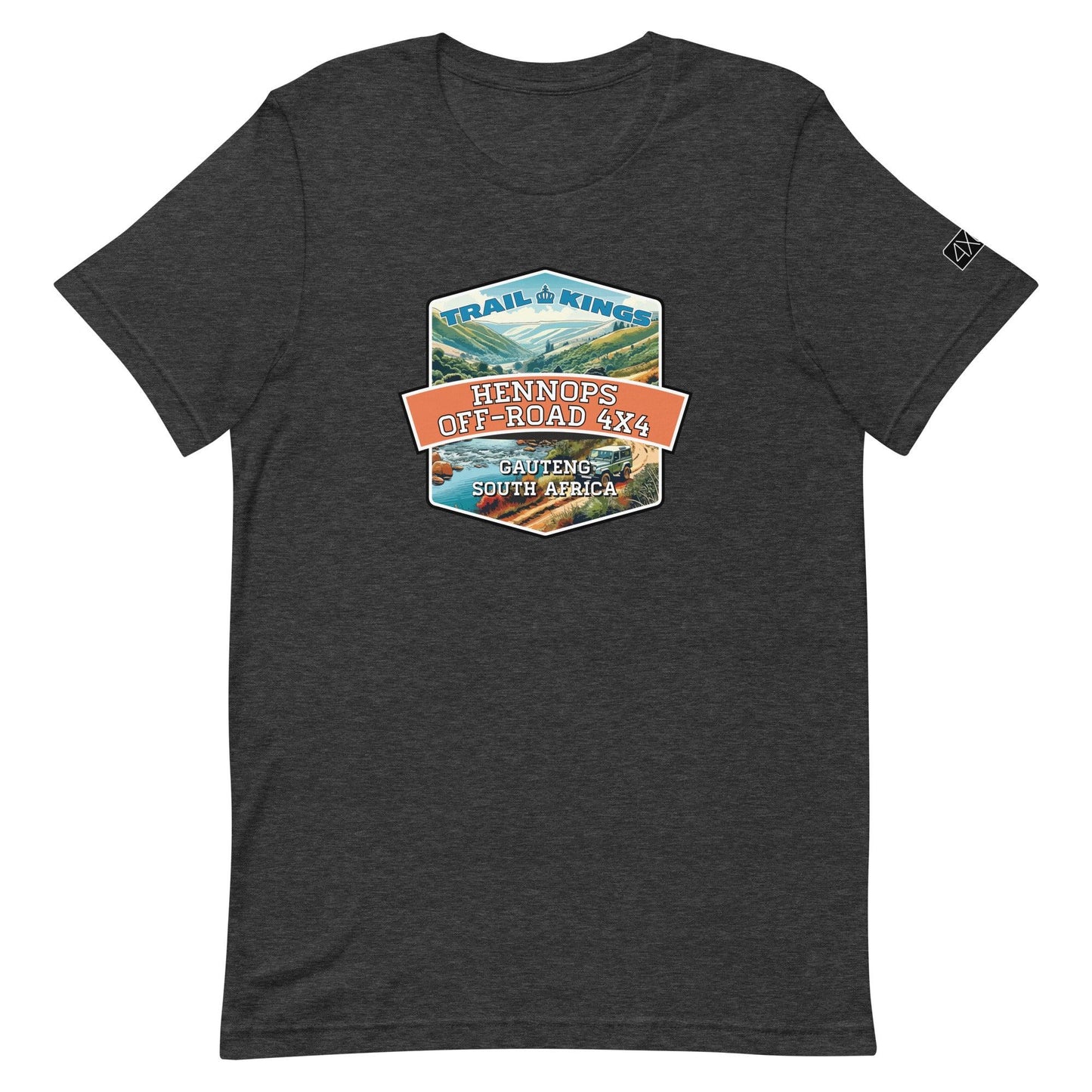 Trail Kings: Hennops Off-road 4×4 Trail - Unisex t-shirt in dark grey heather