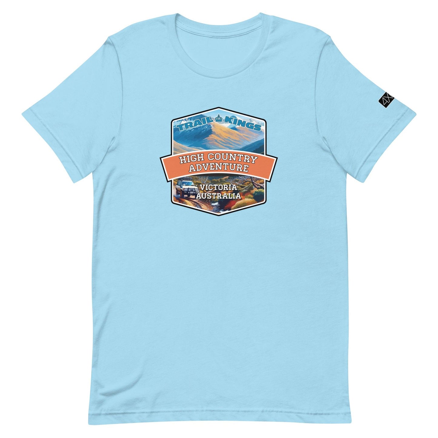 Trail Kings: High Country Adventure - Unisex t-shirt in ocean blue