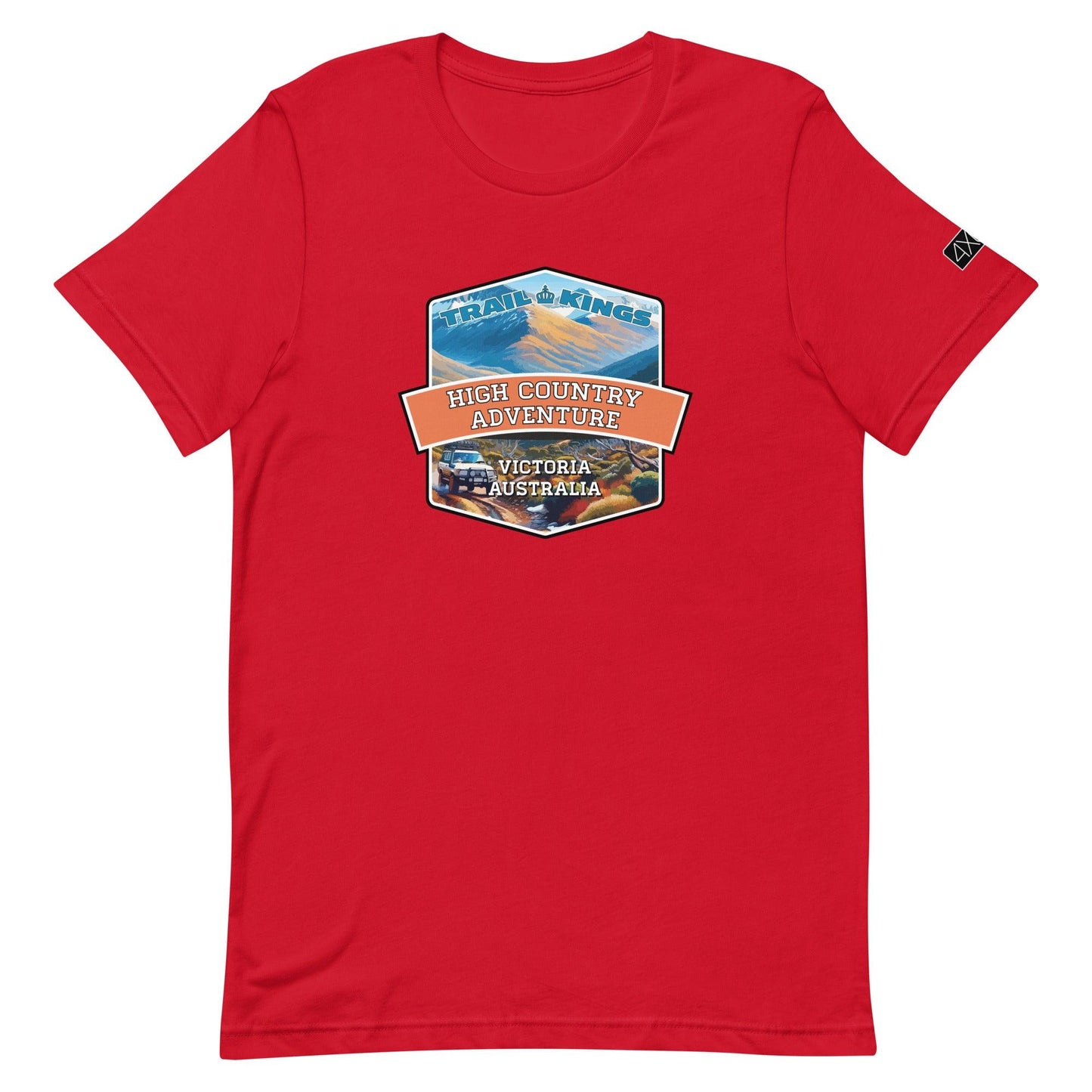 Trail Kings: High Country Adventure - Unisex t-shirt in red