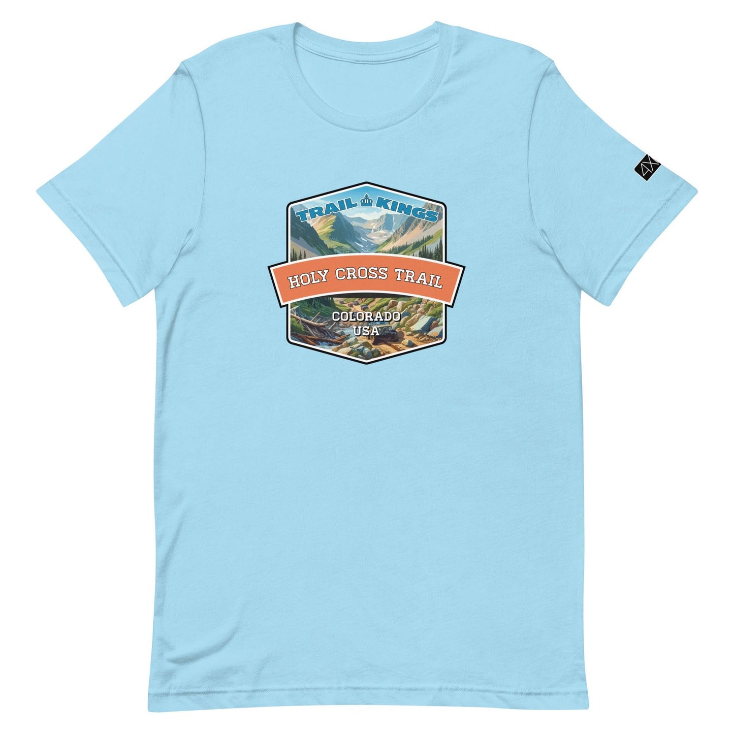 Trail Kings: Holy Cross Trail - Unisex t-shirt in ocean blue