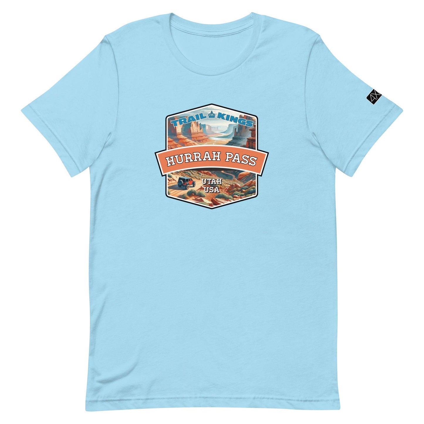 Trail Kings: Hurrah Pass - Unisex t-shirt in ocean blue