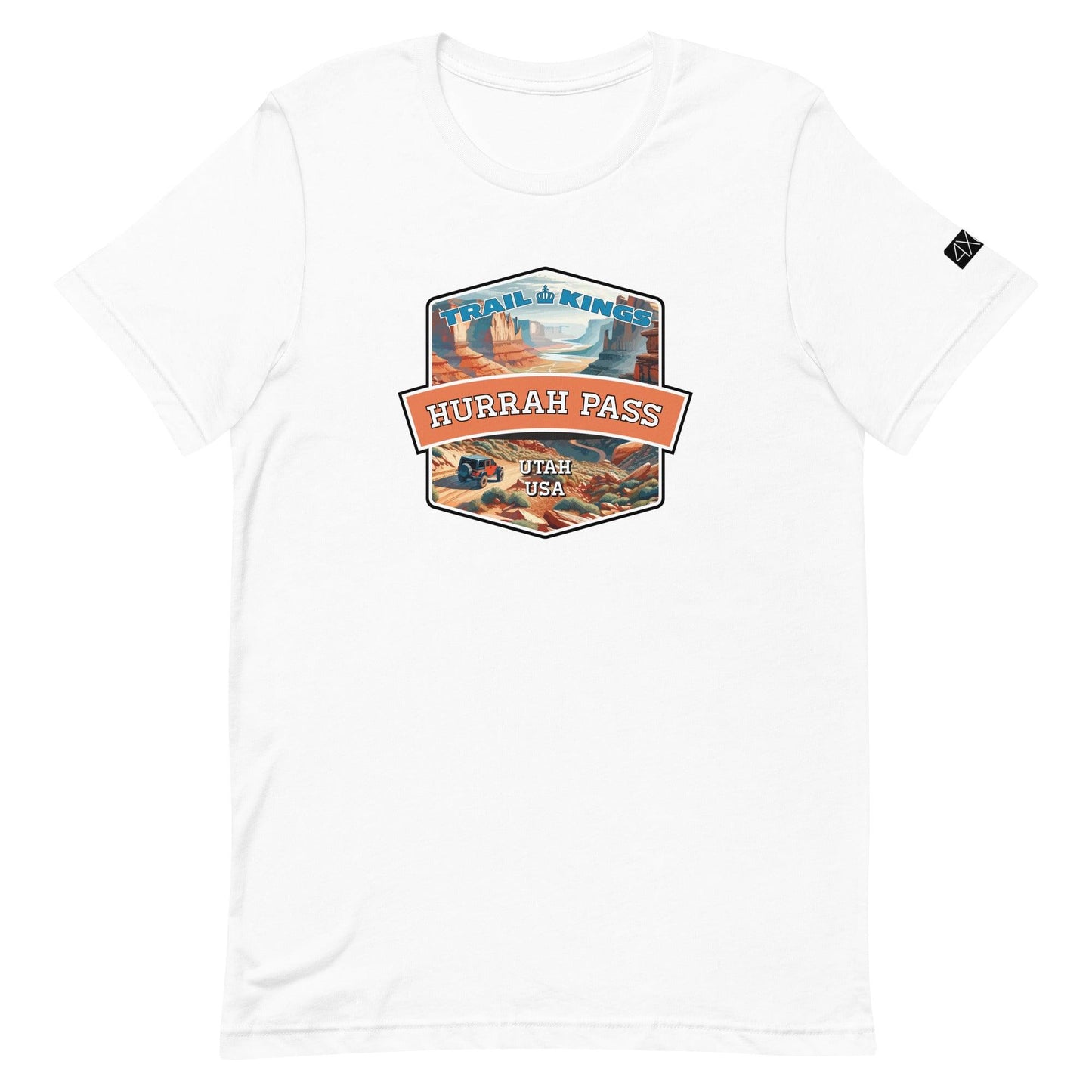 Trail Kings: Hurrah Pass - Unisex t-shirt in white