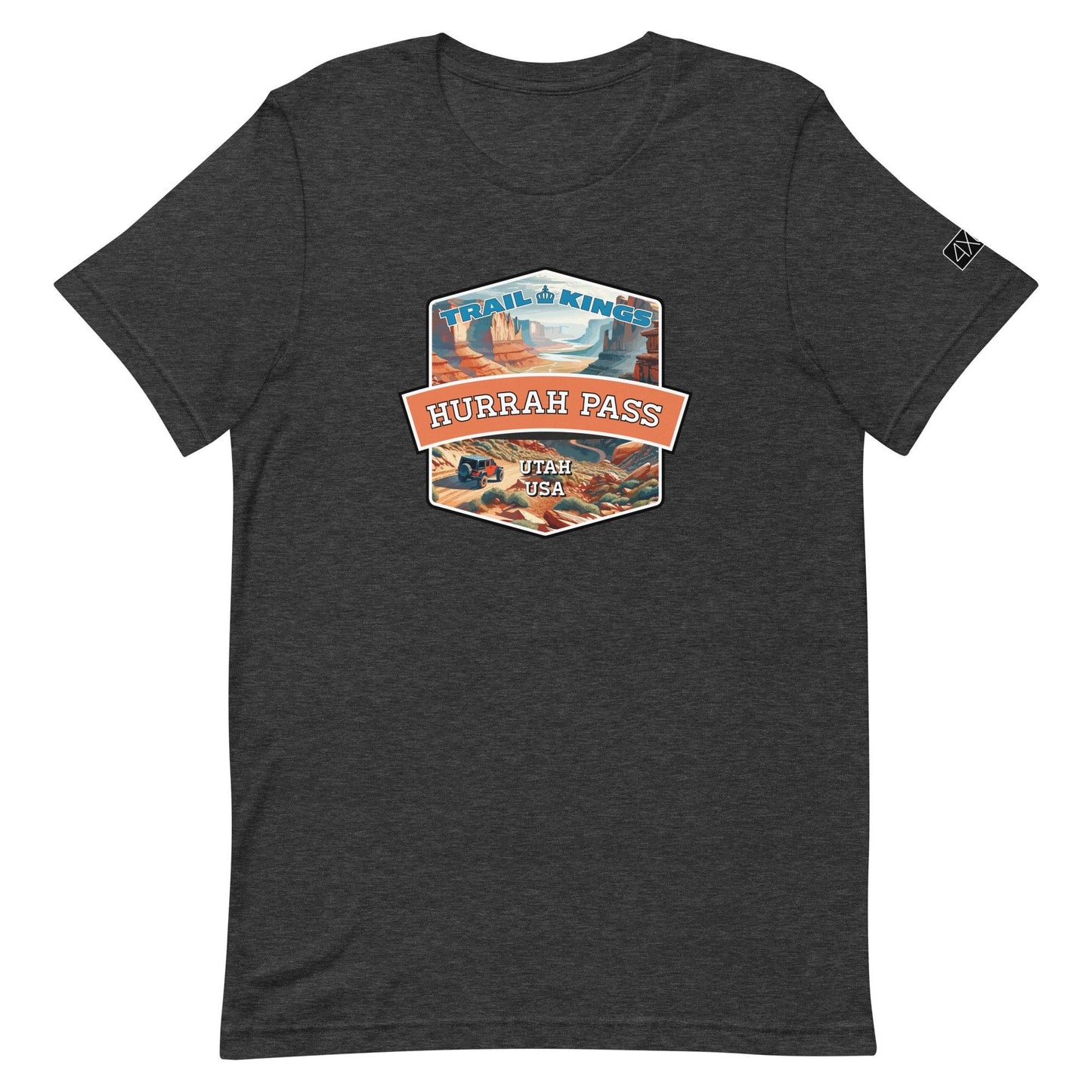 Trail Kings: Hurrah Pass - Unisex t-shirt in dark grey heather