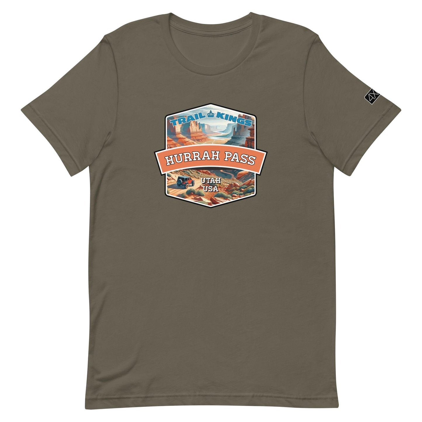 Trail Kings: Hurrah Pass - Unisex t-shirt in army