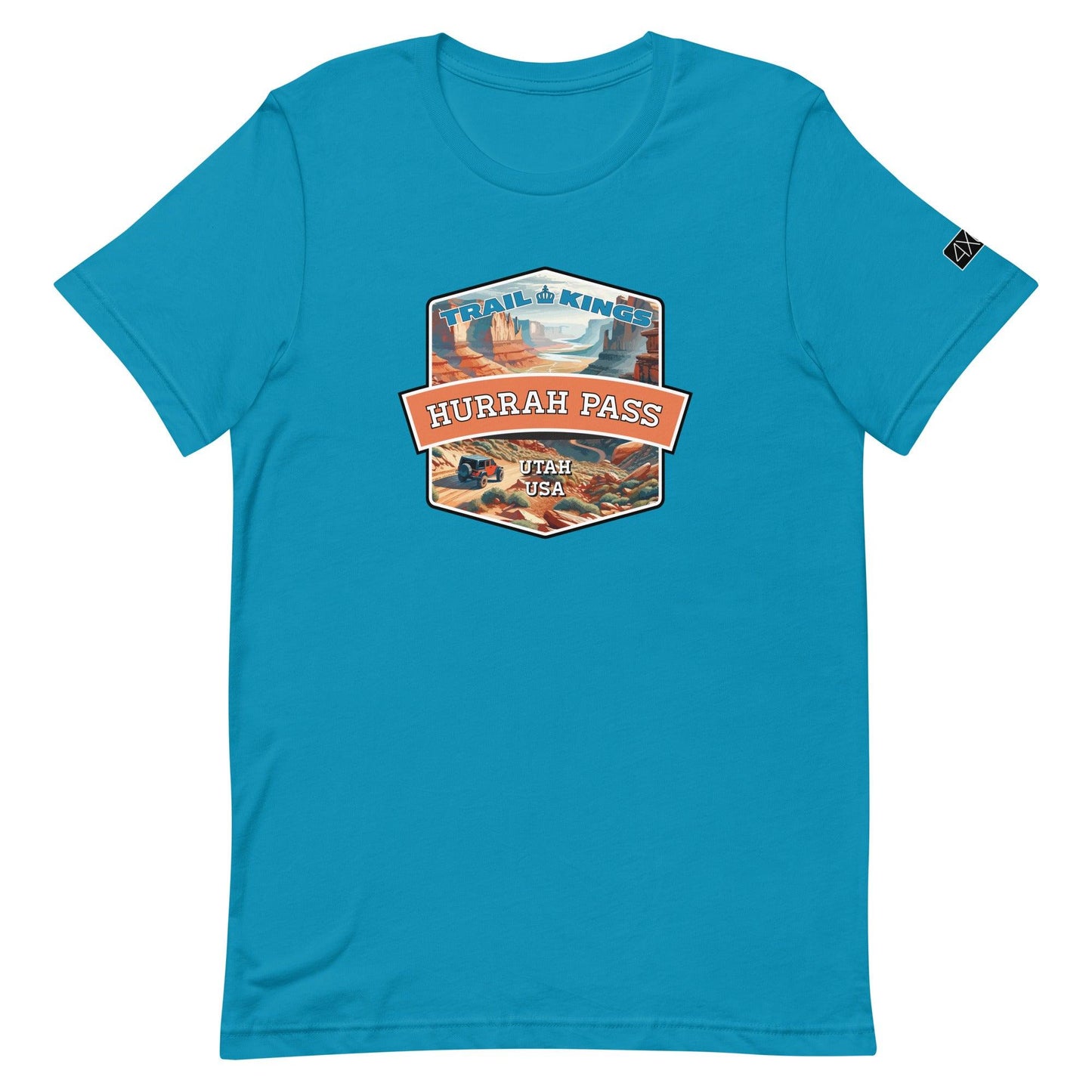 Trail Kings: Hurrah Pass - Unisex t-shirt in aqua