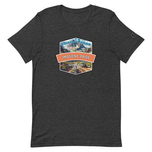 Trail Kings: Imogene Pass - Unisex t-shirt in dark grey heather