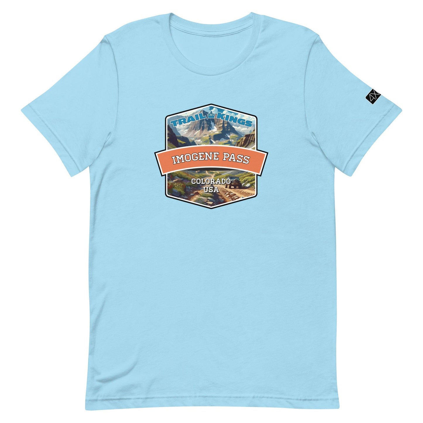 Trail Kings: Imogene Pass - Unisex t-shirt in ocean blue