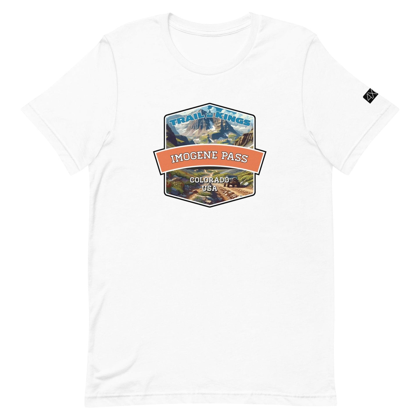 Trail Kings: Imogene Pass - Unisex t-shirt in white