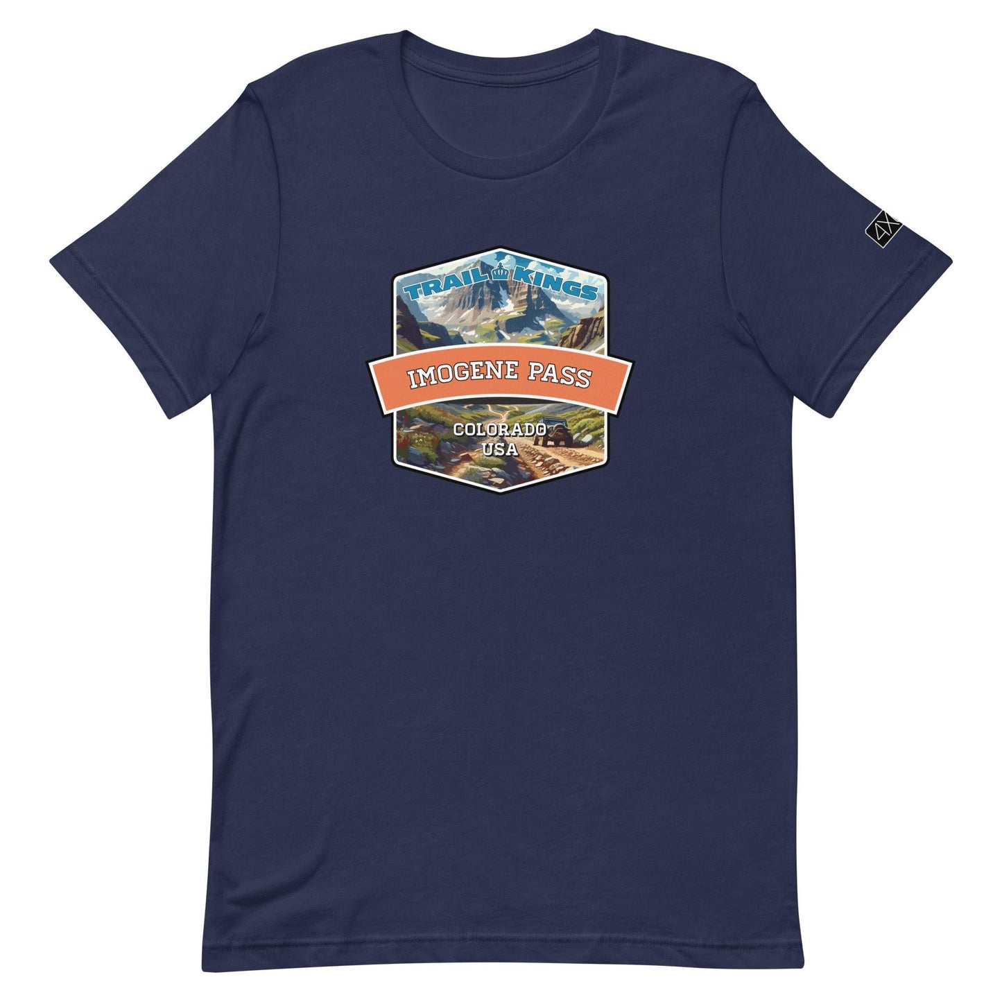 Trail Kings: Imogene Pass - Unisex t-shirt in navy