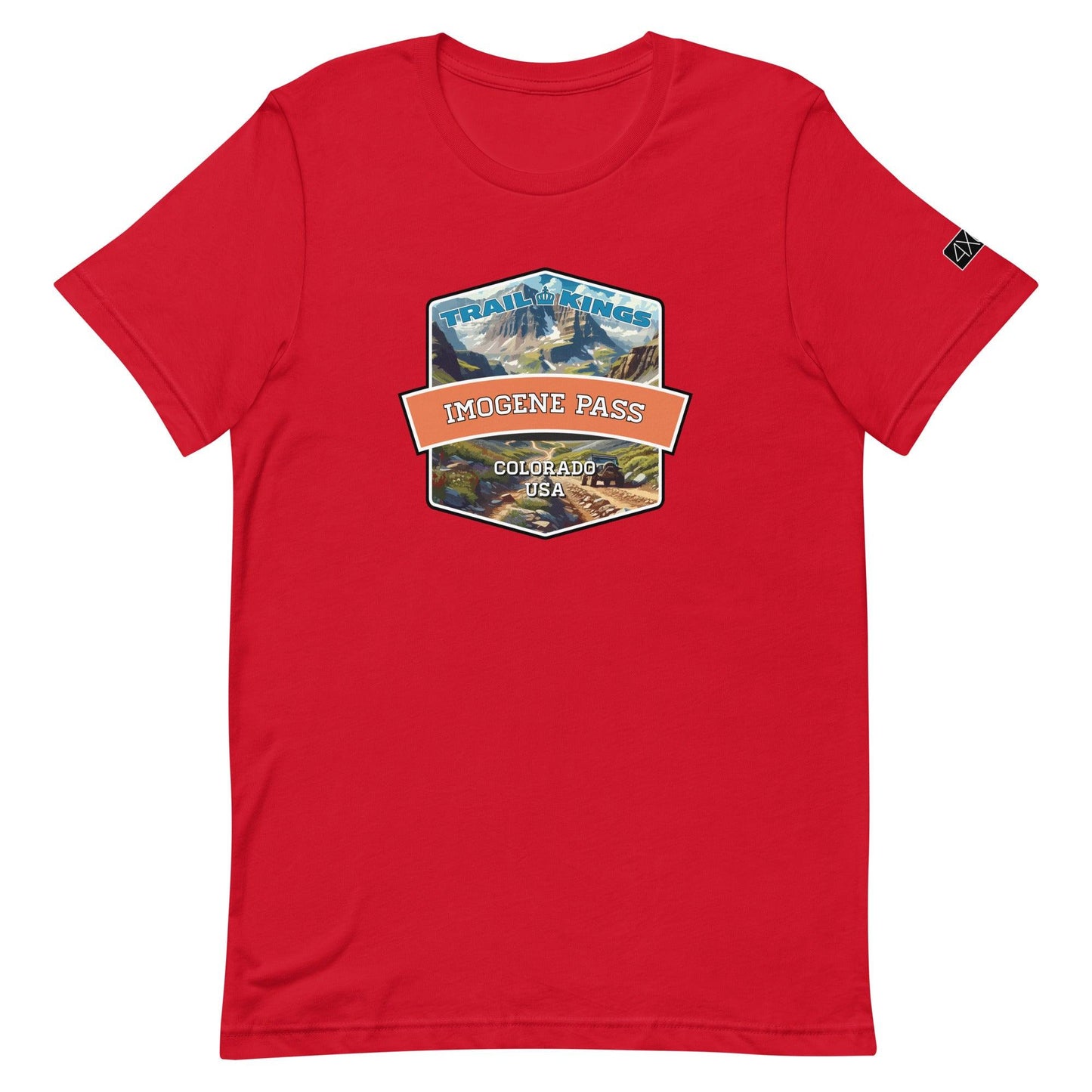 Trail Kings: Imogene Pass - Unisex t-shirt in red