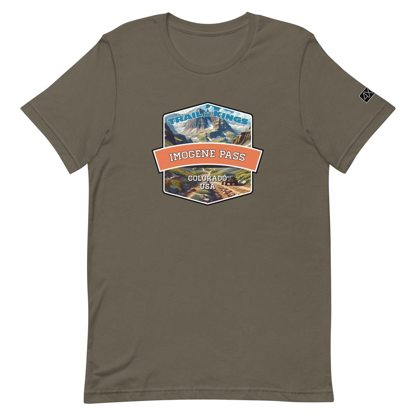 Trail Kings: Imogene Pass - Unisex t-shirt in army