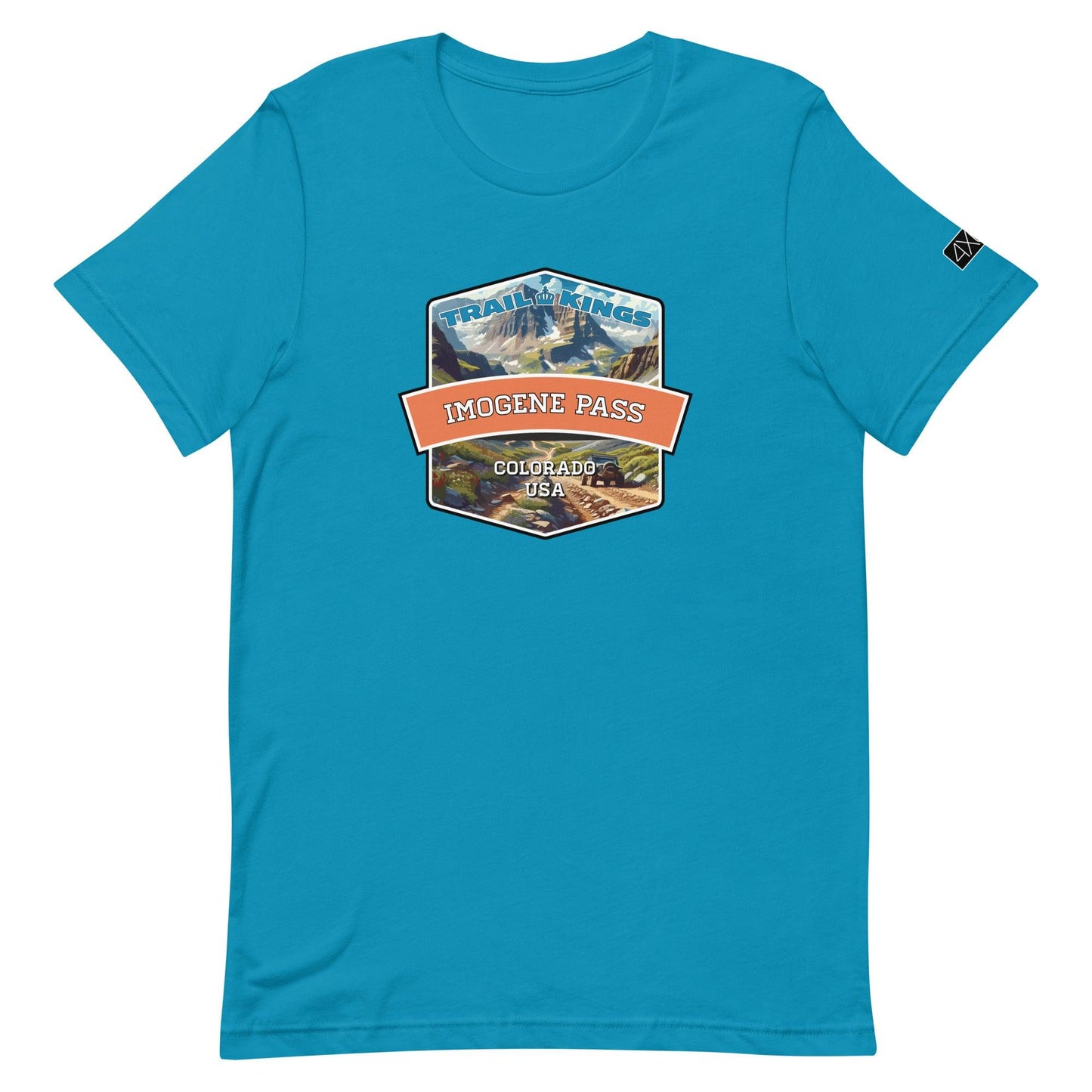 Trail Kings: Imogene Pass - Unisex t-shirt in aqua