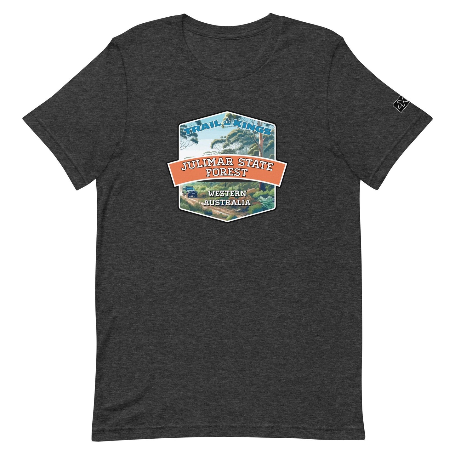 Trail Kings: Julimar State Forest - Unisex t-shirt in dark grey heather