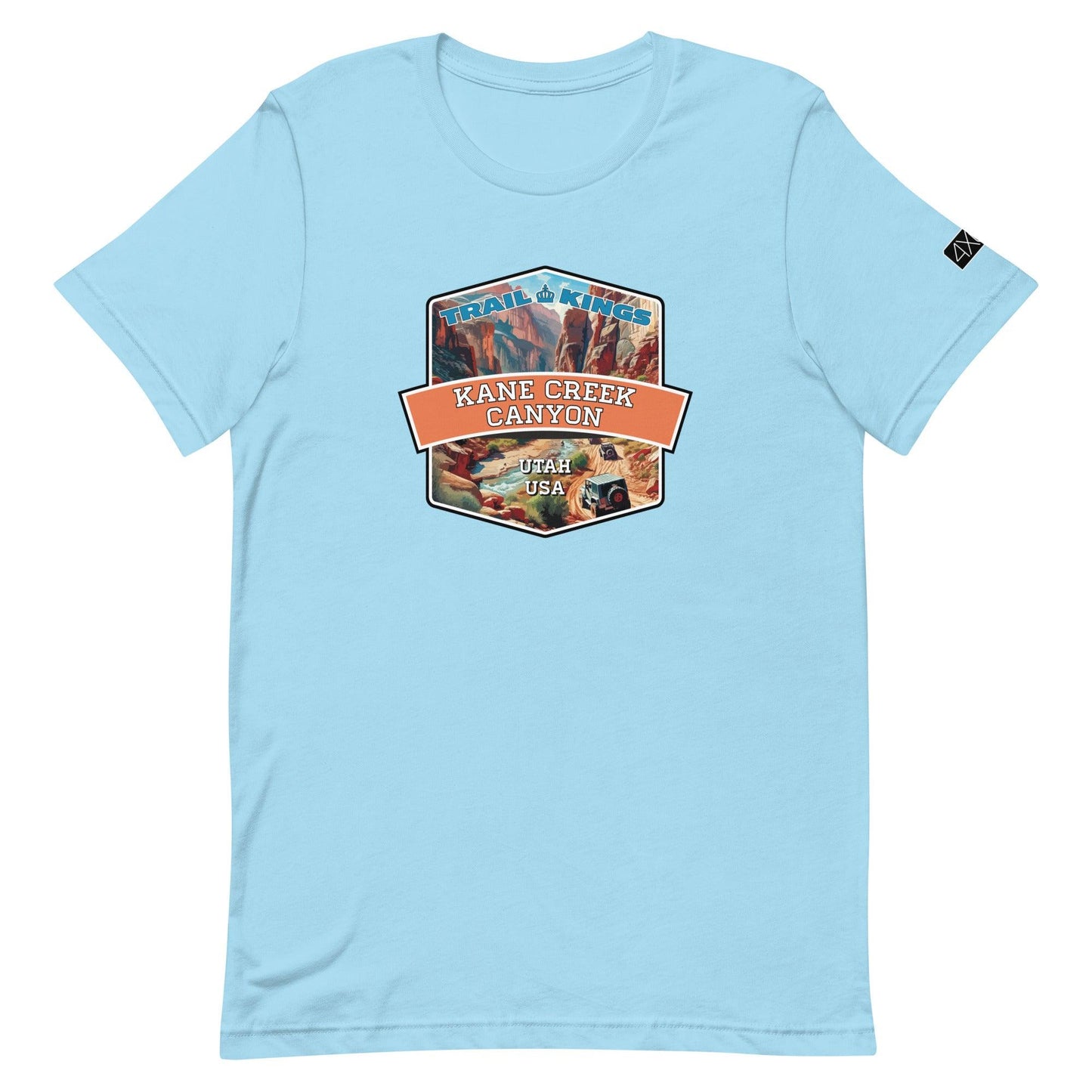 Trail Kings: Kane Creek Canyon - Unisex t-shirt in ocean blue