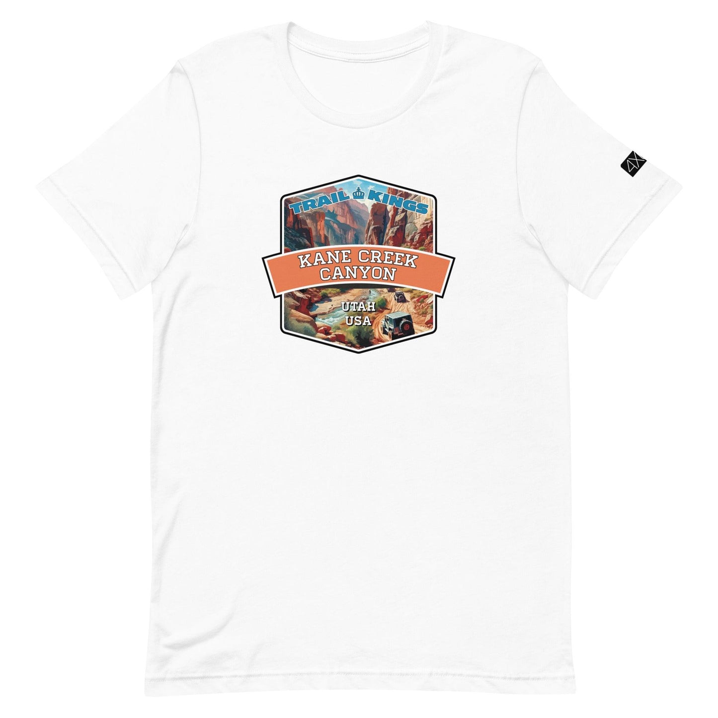 Trail Kings: Kane Creek Canyon - Unisex t-shirt in white