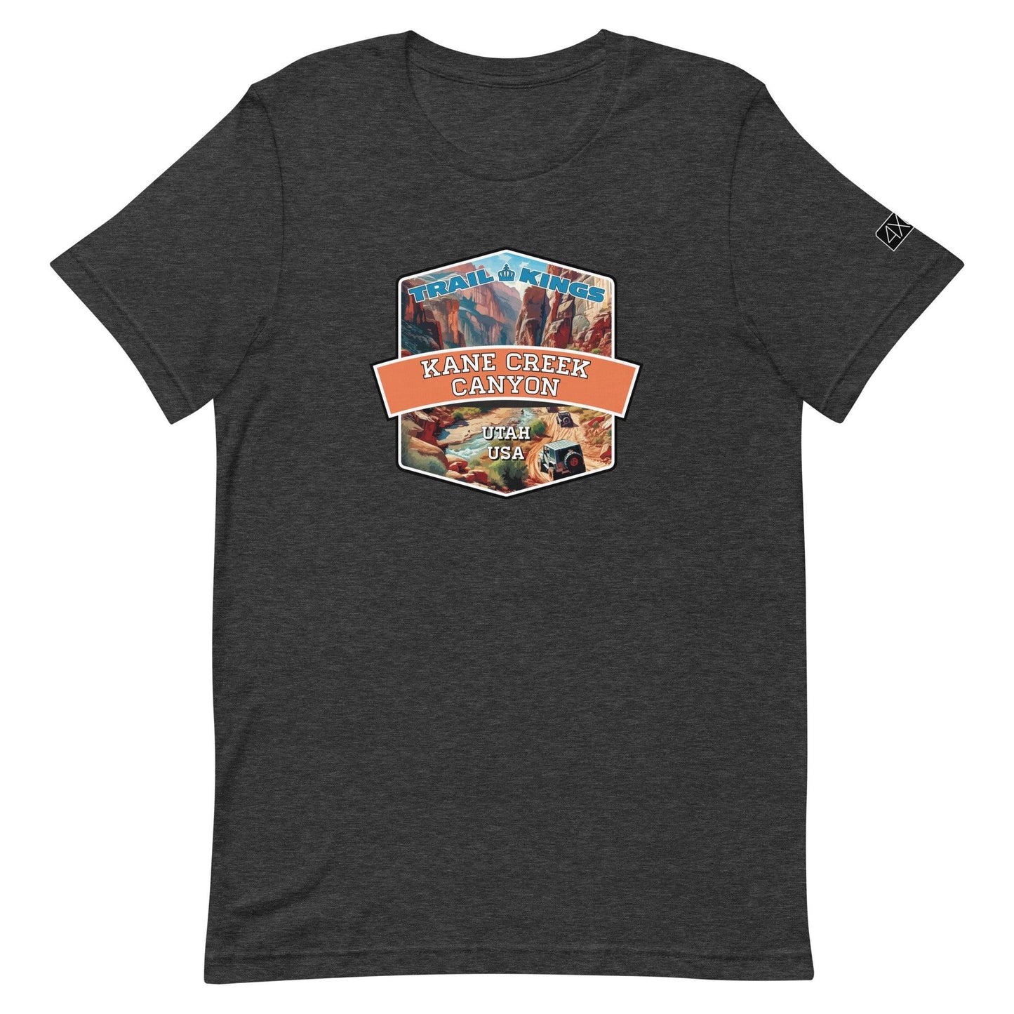 Trail Kings: Kane Creek Canyon - Unisex t-shirt in dark grey heather