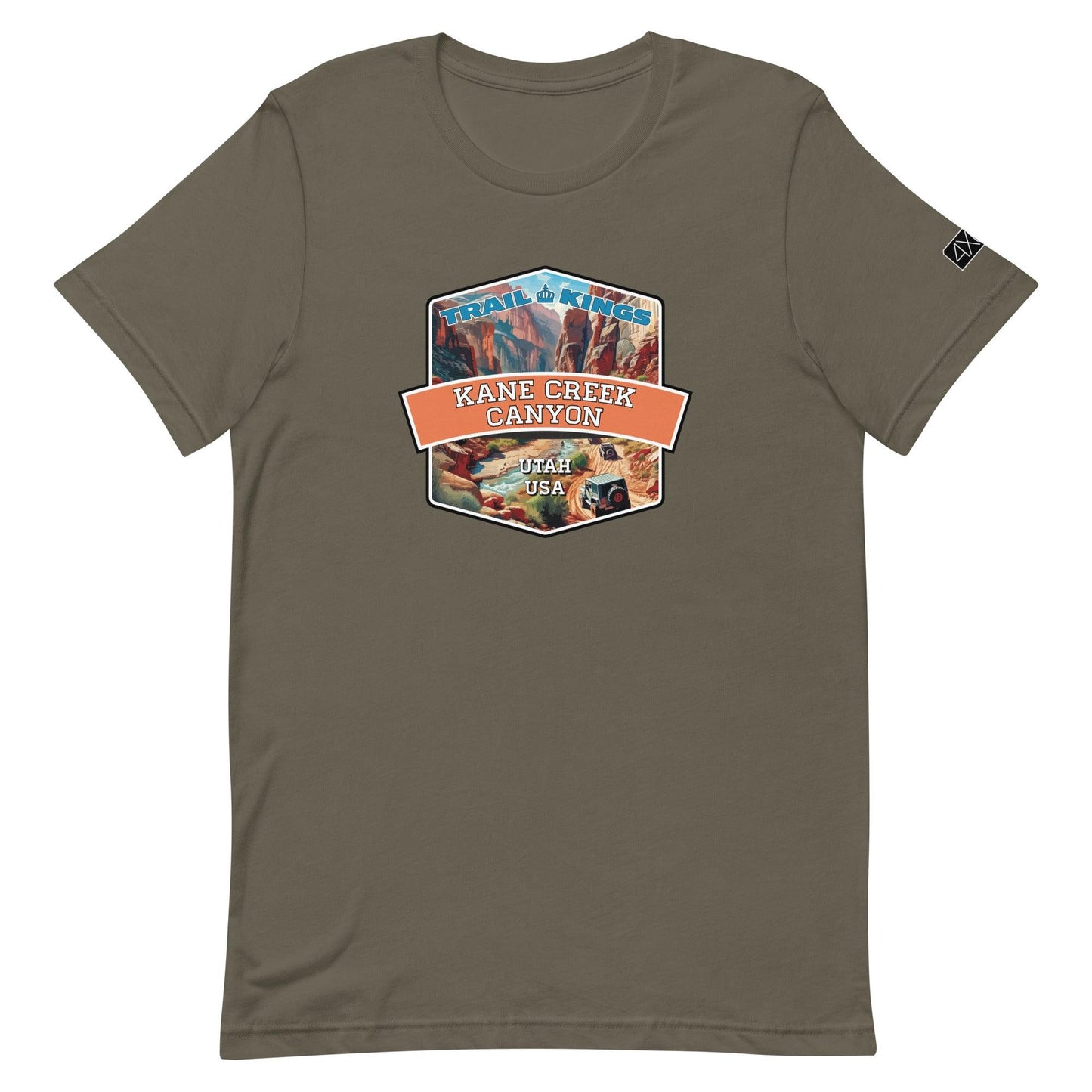 Trail Kings: Kane Creek Canyon - Unisex t-shirt in army